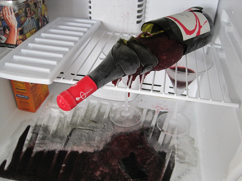 It’s a Bad Idea to Put Your Wine in the Freezer